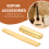 Messing 6-strengs akustisk gitar bromutter og sal 6