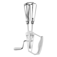 Rotary Manual Whisk Egg Beater Mixer Blender Stainless Steel Tools