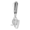 Rotary Manual Whisk Egg Beater Mixer Blender Stainless Steel Tools 3