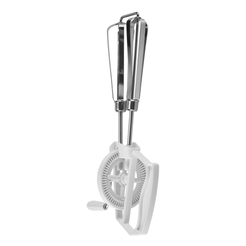 Rotary Manual Whisk Egg Beater Mixer Blender Stainless Steel Tools 2