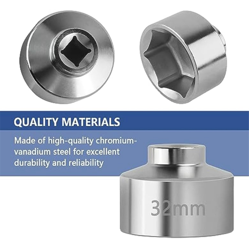 Socket-Oil Filter Wrench Tool,Steel Quickly Oil Filter Removal Tool 2