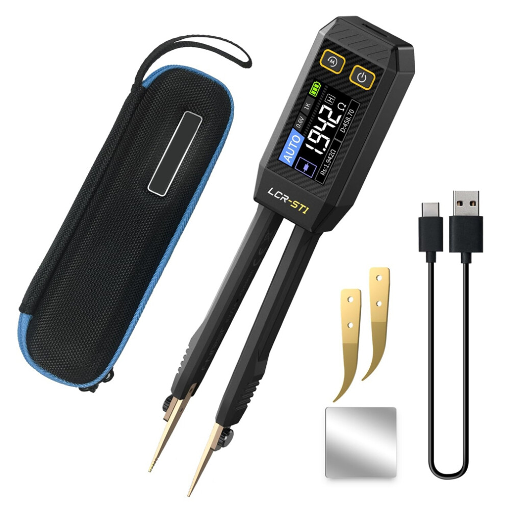 Lcr-St1 10Khz Lcr Meter Tweezer, Mini Smart Smd Tester 4851886121343