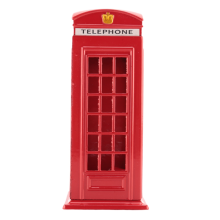 Metall Rot London Telefonzelle Bank Spardose 140X60X60Mm