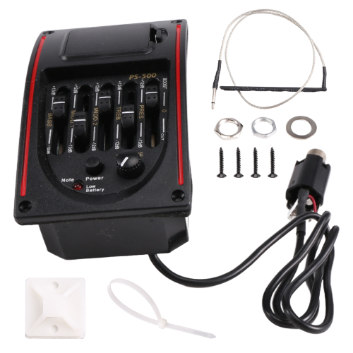 5-bånds tonekontroller EQ Equalizer Tuner PS-500 Equalizer Pickup 1