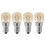 Oven Bulb,4Pcs E14 Oven 15W, Cap Clear Pygmy Oven Lamp 1