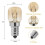 Oven Bulb,4Pcs E14 Oven 15W, Cap Clear Pygmy Oven Lamp 6