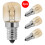 Oven Bulb,4Pcs E14 Oven 15W, Cap Clear Pygmy Oven Lamp 5