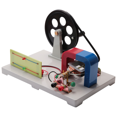 Hand AC and DC Crank Generator Model, Demonstration Motor Generator 1