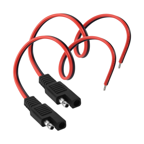 Cable de extensión SAE de 2 piezas, 10 A, para panel de batería solar, cable SAE de 30 cm 2