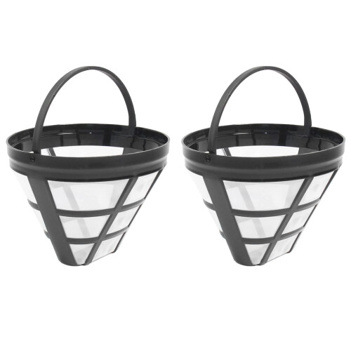 2Pack No.4 Reusable Coffee Maker Basket Filter for