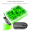 LED-lampe for støvsuger, avslør støv, USB-lading 6