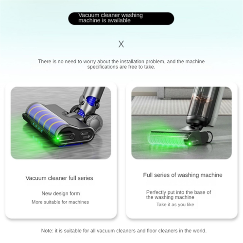 LED-lampe for støvsuger, avslør støv, USB-lading 1
