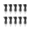 10 stk. plastikmonteringsclips til 4-vejs CPU-kølere 1155 775 CPU 3