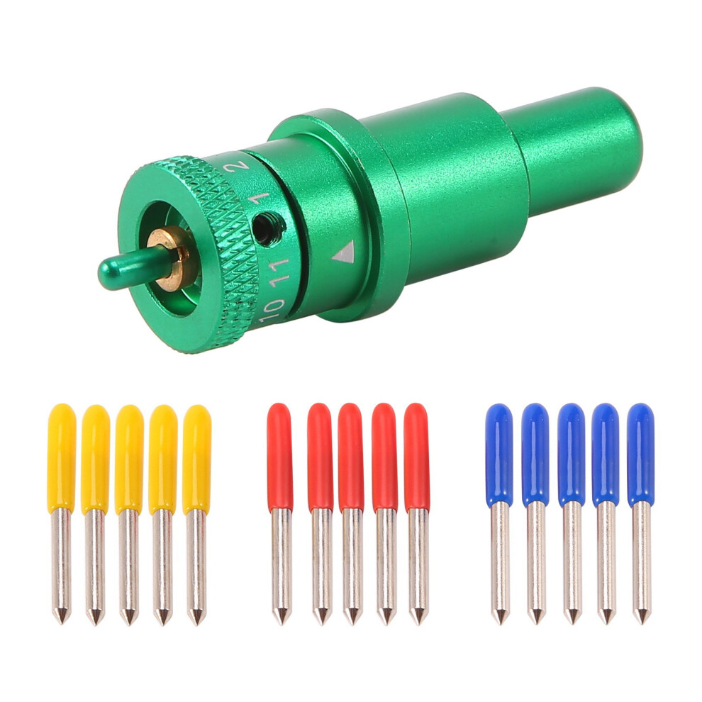 Lama Per Plotter Da 30, 45 E 60 Gradi, 15 Pezzi, Per Graphtec Con Supporto-image