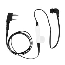 2 Pin Earbud K Plug Earpiece For Uv5R -888S Black Wire