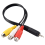 Adaptérový kabel s konektorem 2,5 mm Mini AV samec na 3RCA samice (v/z) 2