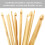 23 Pieces Tunisian Crochet Hooks Set with Bead Carbonized Bamboo Hook 6