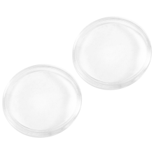 Juego de 2 faros antiniebla de 90 mm de diámetro, vidrio templado antivaho.