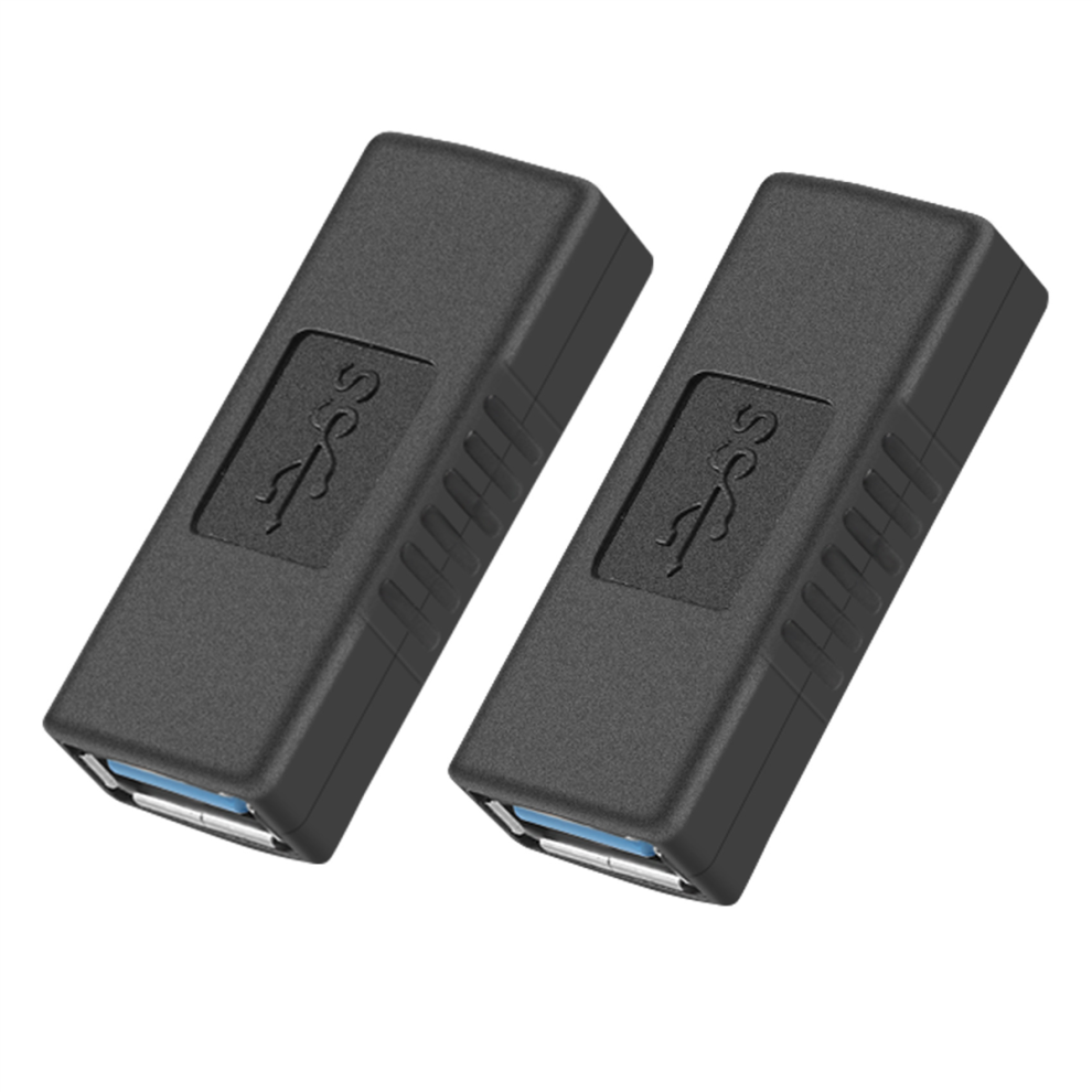2Pcs Usb 3.0 Type A Female To Female Adapter Coupler Connector 4851886148449