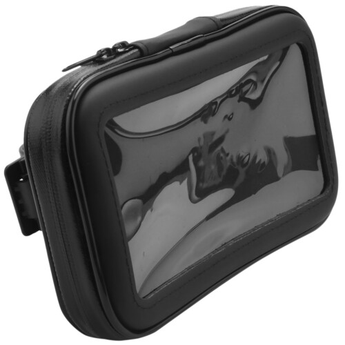 Bolsa para guidão de motocicleta e bicicleta, 5,5 polegadas, suporte para celular e GPS