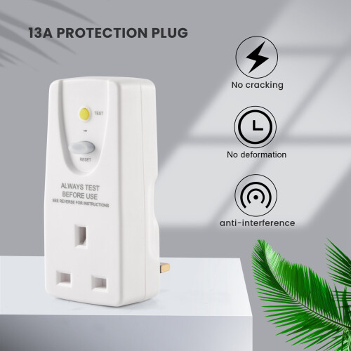 13A Gfci-Fehlerstromschutzschalter für Stecker – UK-Stecker 2