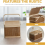 Καλάθι Bamboo Natural -Friendly Woven Basket Bamboo Picnic Basket 5