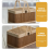 Καλάθι Bamboo Natural -Friendly Woven Basket Bamboo Picnic Basket 7