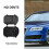 1 par bakdeksel til frontlykter for A6 A6L C6 S6 2005-2011 6