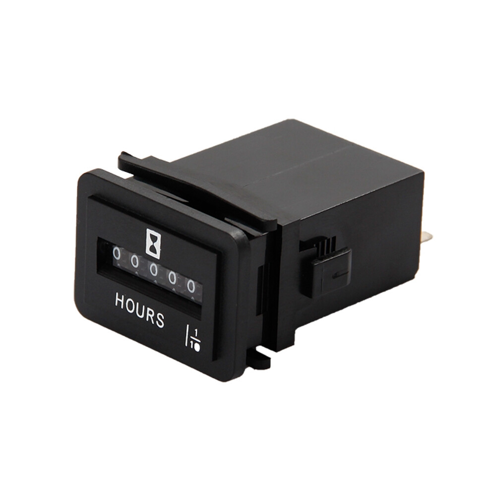 Hm001 Ac110-250V Timer Mechanical Hour Meter For Boat Motor Tractor 4851886154655