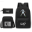 (1) 3pcs CR7 Ronaldo  Sets Backpack Mochila Kids Capacity Bags 10