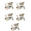 1/4 Inch Right Angle Plugs Mono Flat 6.3mm Phone Plug - 10 Pack 1