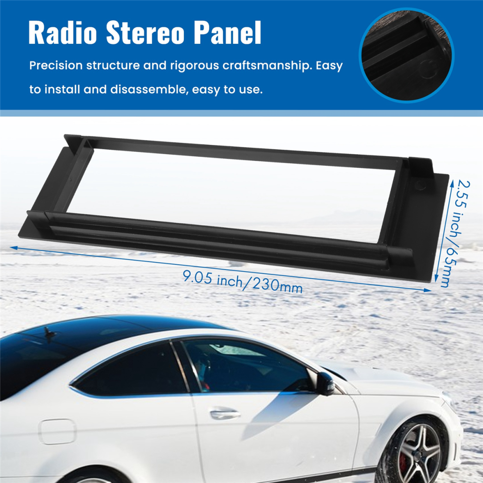 Decoration Interieur Voiture Pour A4 B6 2000-2006 Garniture Intérieure De Voiture 1 Din Autoradio Radio Fascia Panneau Plaque Cadre Adaptateur 1 Ensemble IntéRieur Voiture