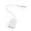 3,5mm samec AUX audio jack konvertorový kabel auto MP3 4
