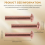 100 Pcs 5/64inch x 25/64inch Round Head Copper Solid Rivets Fasteners 7