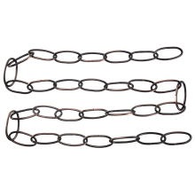 Cadena resistente de 1 m para lámpara colgante vintage, bronce rojo