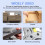 800Pcs Self Tapping Screw Kit Lock Nut Wood Thread Nail Screw Sets M2 6