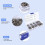 800Pcs Self Tapping Screw Kit Lock Nut Wood Thread Nail Screw Sets M2 7