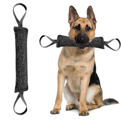 2 Handles Pet Training Bite Tug Toys Μανίκι βραχίονα μασήματος για νεαρούς σκύλους 2