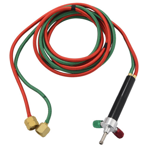 Tuyaux De Soudage Oxygène/acétylène 6mm (1/4") - Rouleau De 5 Mètres, Pour Chalumeau De Coupe/soudage