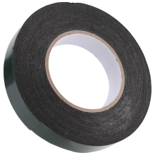Black Super Strong Double Sided Self Adhesive Foam Car Trim Tape 25Mm