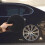 Almofada de polimento de carro de 6 polegadas/15 cm, esponja M14, ferramenta para rodas, preta 2