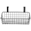Basket with Hook, Hang It Behind a Door or on a Railing, Black 1