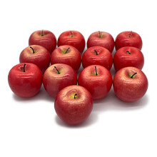 Realistic Fake 13 PCS - Fake Fruits,Decorative Fruit (Red)