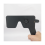 Αποφρακτικό μάτι Lorgnette 17 Pinhole μαύρο πλαστικό τεστ όρασης 3