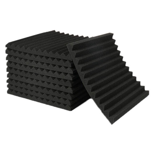50 painéis de espuma acústica à prova de som, 1 x 12 x 12 polegadas 1
