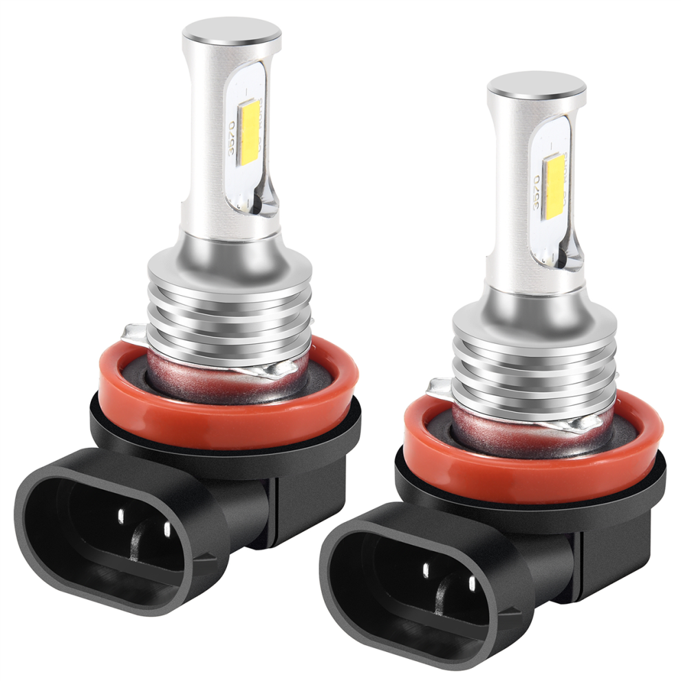 H11 H8 H16 80W 4000Lm 3000K Tech Led Fog Lights Bulbs Kit Yellow 4851886176268