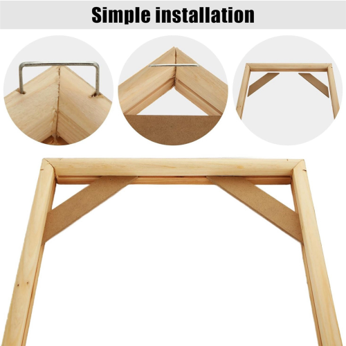 2 σετ DIY ξύλινο πλαίσιο καμβά, 16X20 ίντσες για ελαιογραφίες 2