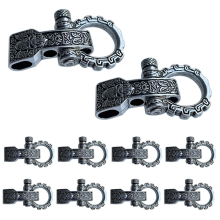 Paracord-spænder til Paracord-armbånd 10 stk.