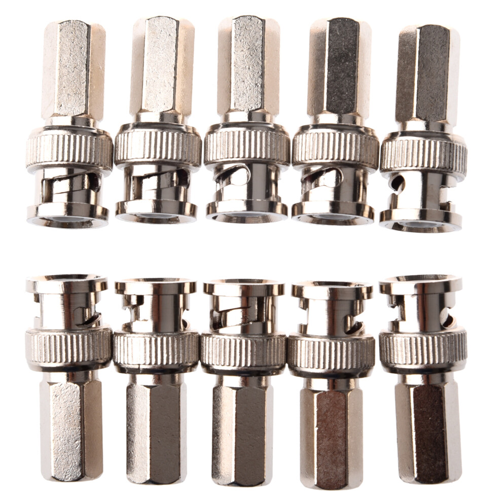Photos - Cable (video, audio, USB) Markenlos Twist-On BNC Male Coax Connectors CCTV RG59 Pack of 10 