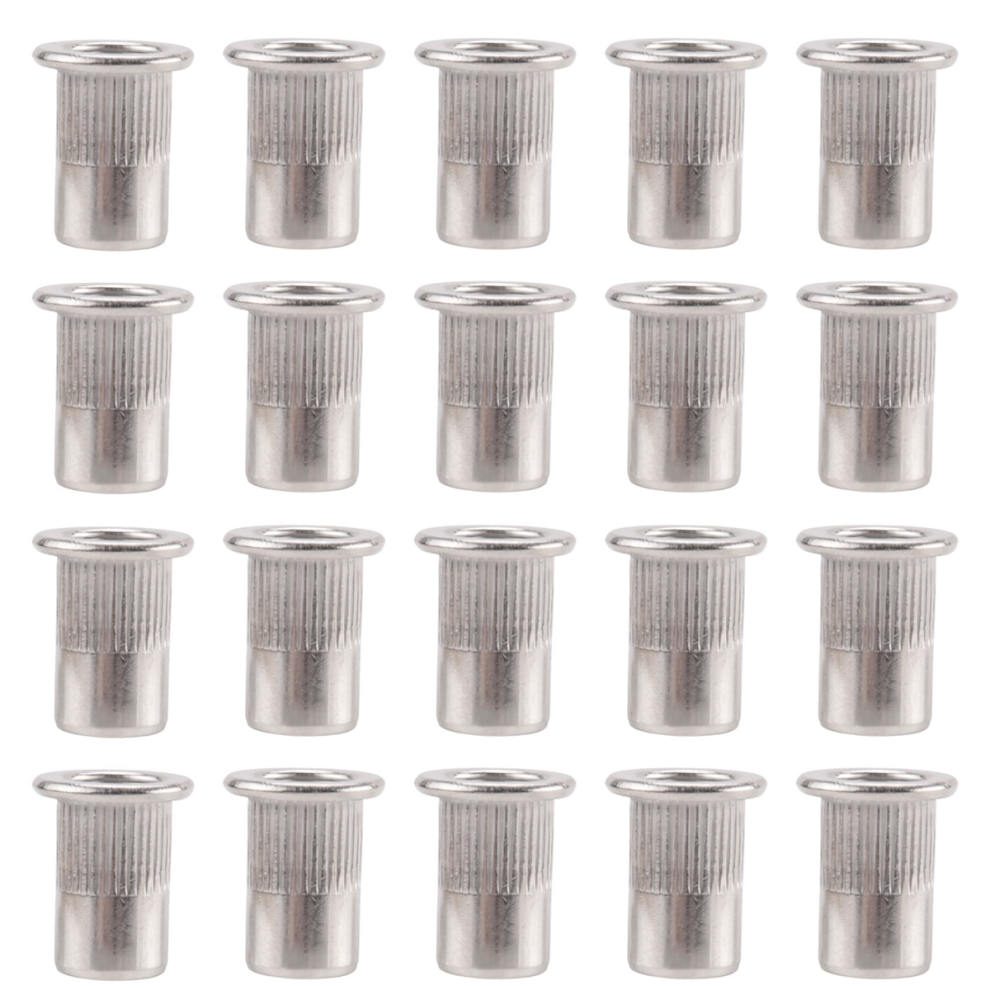 20 Pcs 304 Stainless Steel Rivet Nut Rivnut Insert Nutsert M6x15mm-image-OPC-PHSX7P5-NEW